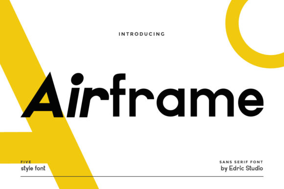 Airframe Font: A Sleek Choice for Modern Web Design