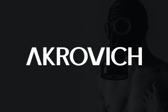 Akrovich: A Clean Font for Business Success