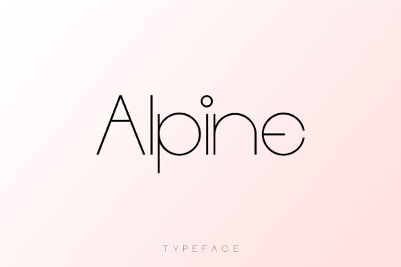 Alpine: A Modern Sans Serif for Editorial Design