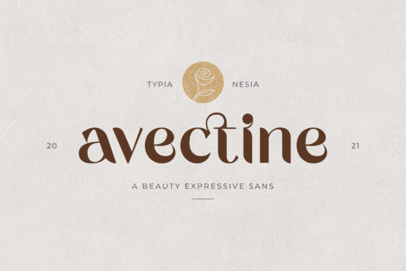 Avectine: A Luxury Sans Serif Typeface for Editorial Design