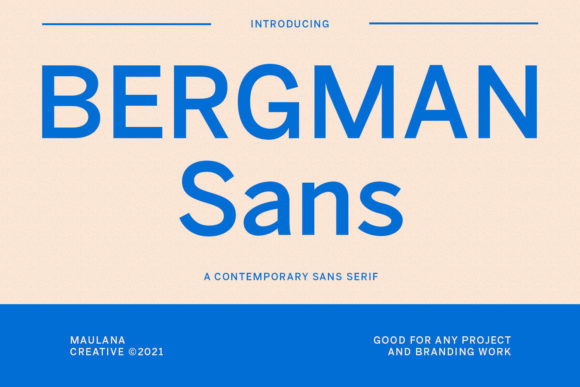 Bergman Font: Modern Typography for Crafters