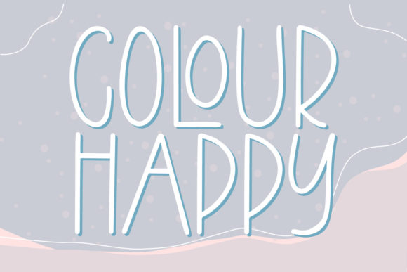 Colour Happy Font for Creative Projects