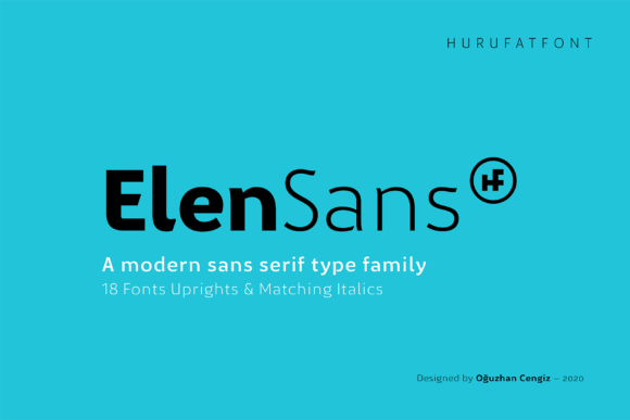 Elen Sans: A Modern Typeface for Editorial Design