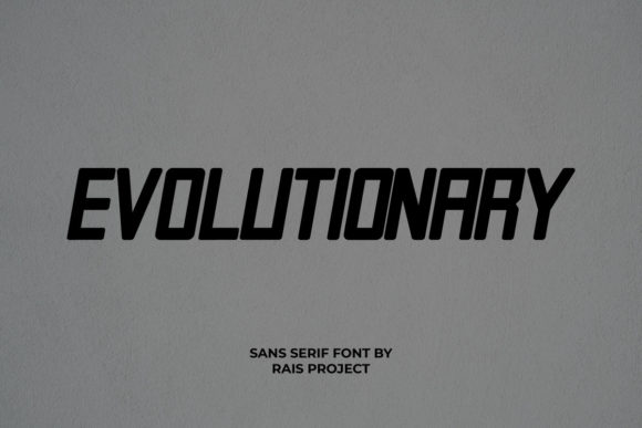 Evolutionary Font: Modern Typography for Designers