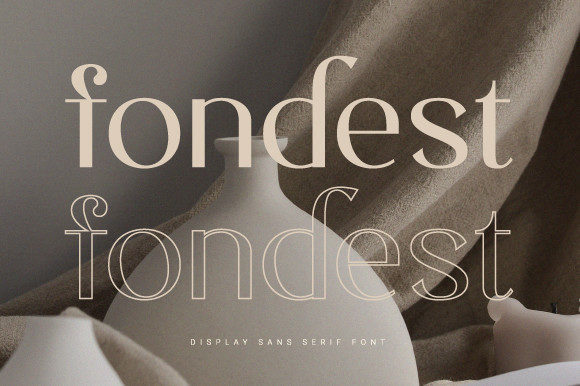 Fondest Font: A Modern Sans Serif for Digital Design