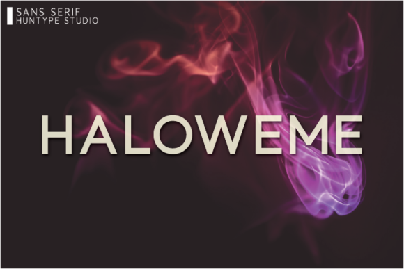 Haloweme: A Clean Sans Serif Font for Crafters
