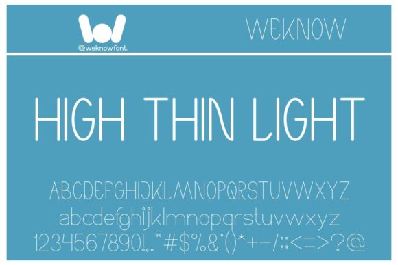 High Thin Light Font: A Simple Way to Elevate Your Brand