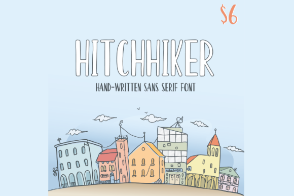 Hitchhiker: A Playful Sans Serif Font