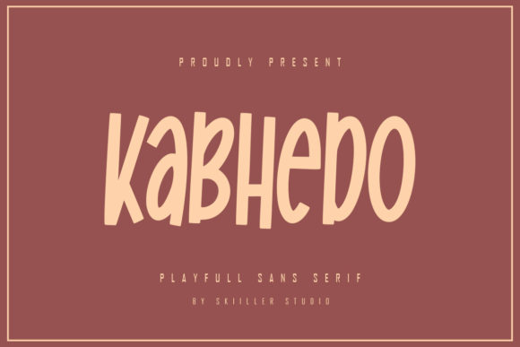 Kabhedo Font: A Playful Sans Serif for Modern Web Design