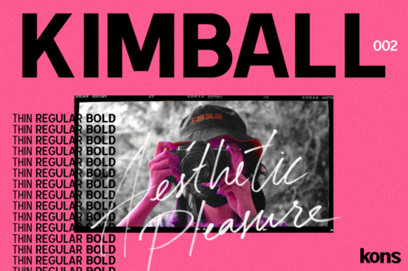 Kimball Font: Modern Sans Serif for Web Design