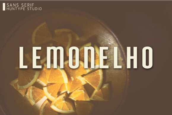 Lemonelho: A Bold Sans Serif for Real Projects