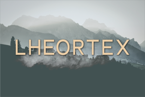 Lheortex: A Clean, Creative Font