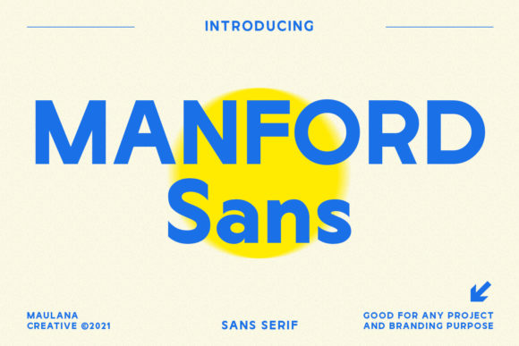 Manford: A Clean, Creative Font