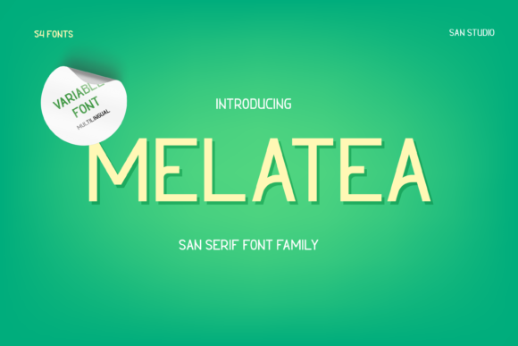 Melatea: A Clean Sans Serif for Campaigns