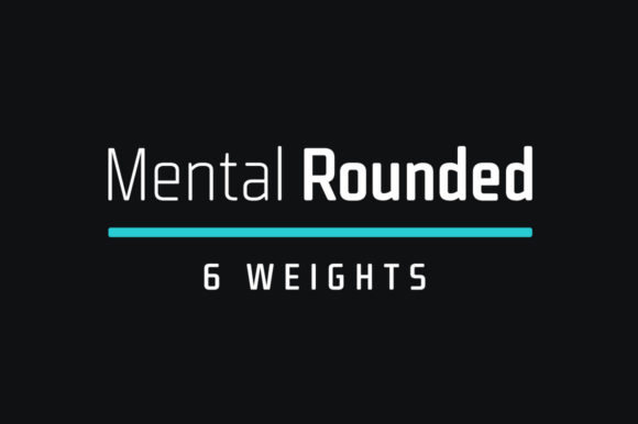Mental Rounded: A Modern Sans Serif Font for Editorial Design