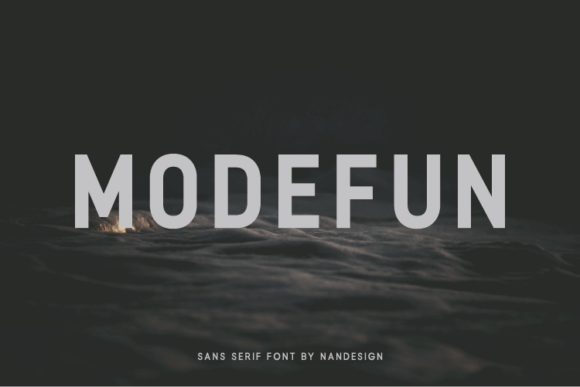Modefun: A Modern Typeface for Editorial Design