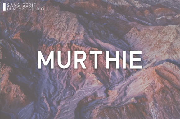Murthie: A Clean Sans Serif for Creative Campaigns