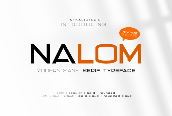 Nalom: A Minimal Sans Serif That Shines