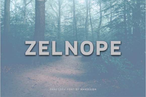 Zelnope: A Clean Sans Serif Font for Crafters