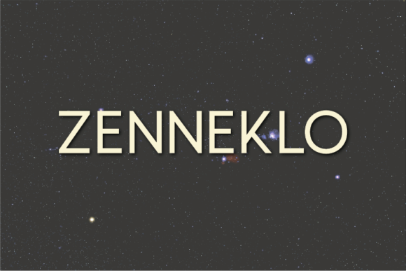 Zenneklo: A Minimalist Sans Serif for Creative Projects